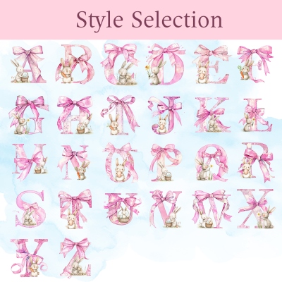 Poupée lapin personnalisée avec nœud rose et nom, peluche douce en forme de lapin, souvenir, décoration de Pâques, cadeau d'anniversaire/de Pâques pour enfants/filles